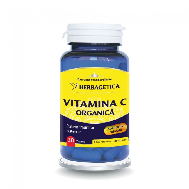 Imunitate - Vitamina C organică 30 capsule, sinapis.ro