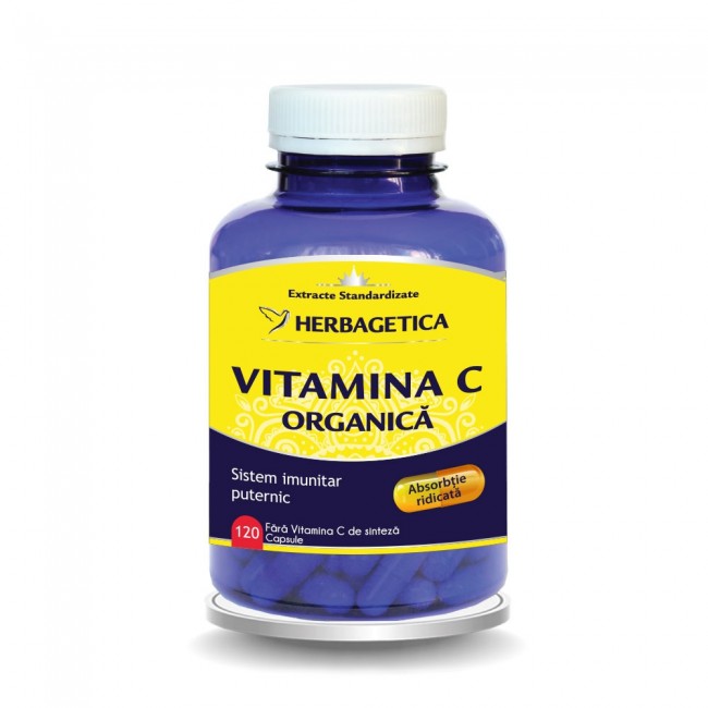 Imunitate - Vitamina C organică 120 capsule, sinapis.ro