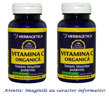 Imunitate - Vitamina C organica 60+60 capsule promo, sinapis.ro