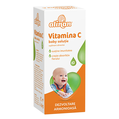Uz general - Vitamina C soluție Alinan, 20 ml, Fiterman Pharma, sinapis.ro