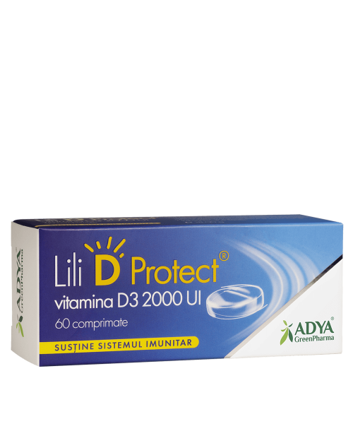 Uz general - Vitamina D3 2000 UI Protect, 60 comprimate, sinapis.ro