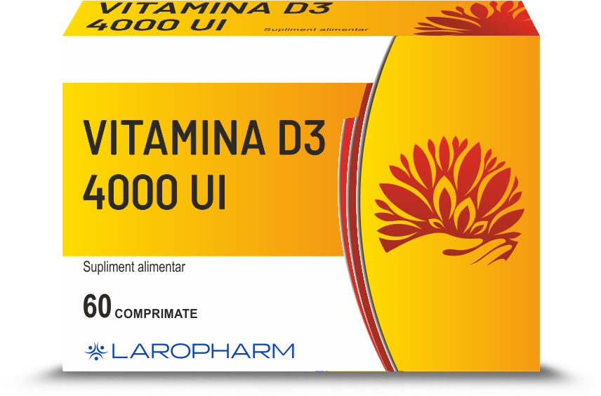 IMUNOMODULATOARE - Vitamina D3 4000UI 60 comprimate, sinapis.ro