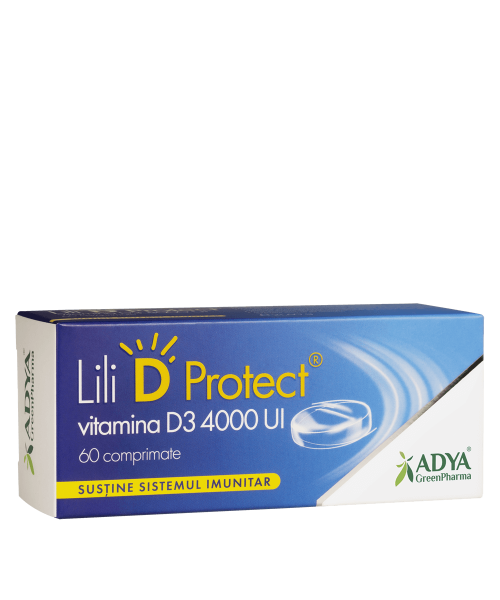Uz general - Vitamina D3 4000ui Protect, 60 comprimate , sinapis.ro