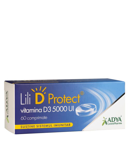 Uz general - Vitamina D3 5000ui Protect, 60 comprimate, sinapis.ro