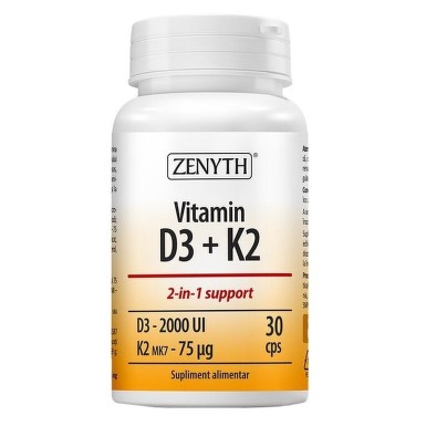 VITAMINE SI MINERALE - Vitamina D3+K2 30CPS, sinapis.ro