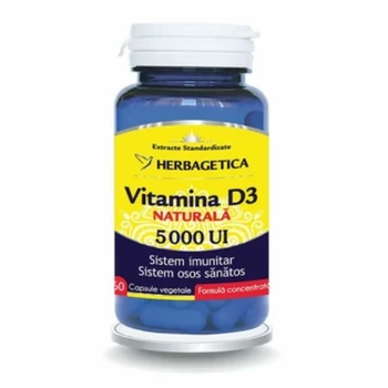 Imunitate - Vitamina D3 naturala 5000ui 60+60, sinapis.ro