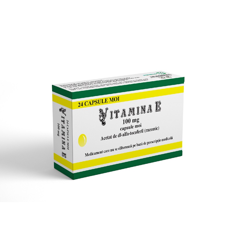 Antioxidanti - Vitamina E 100mg, 24 capsule gelatinoase, Pharco, sinapis.ro
