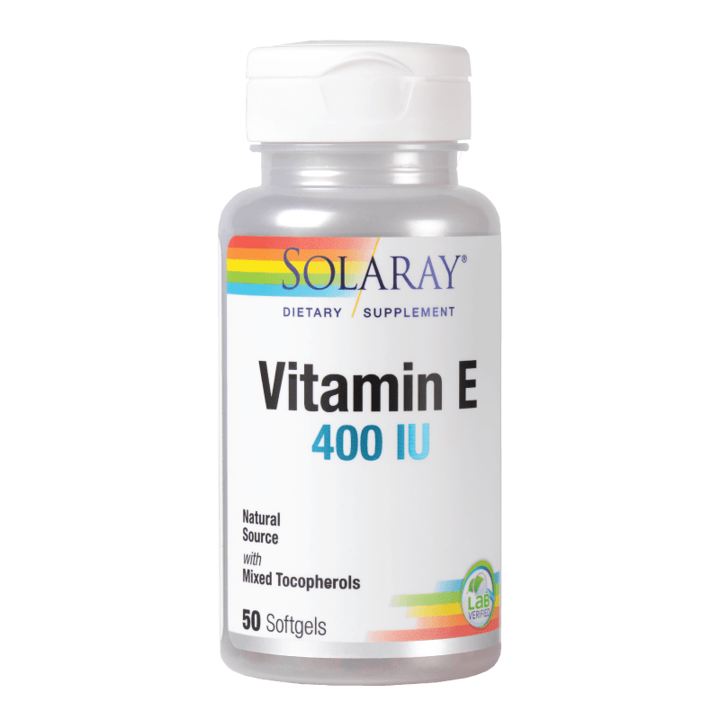 Uz general - Vitamina E 400UI Solaray, 50 capsule, Secom, sinapis.ro