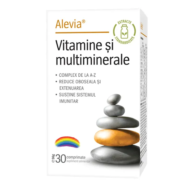 Uz general - Vitamine si multiminerale 30cpr Alevia, sinapis.ro