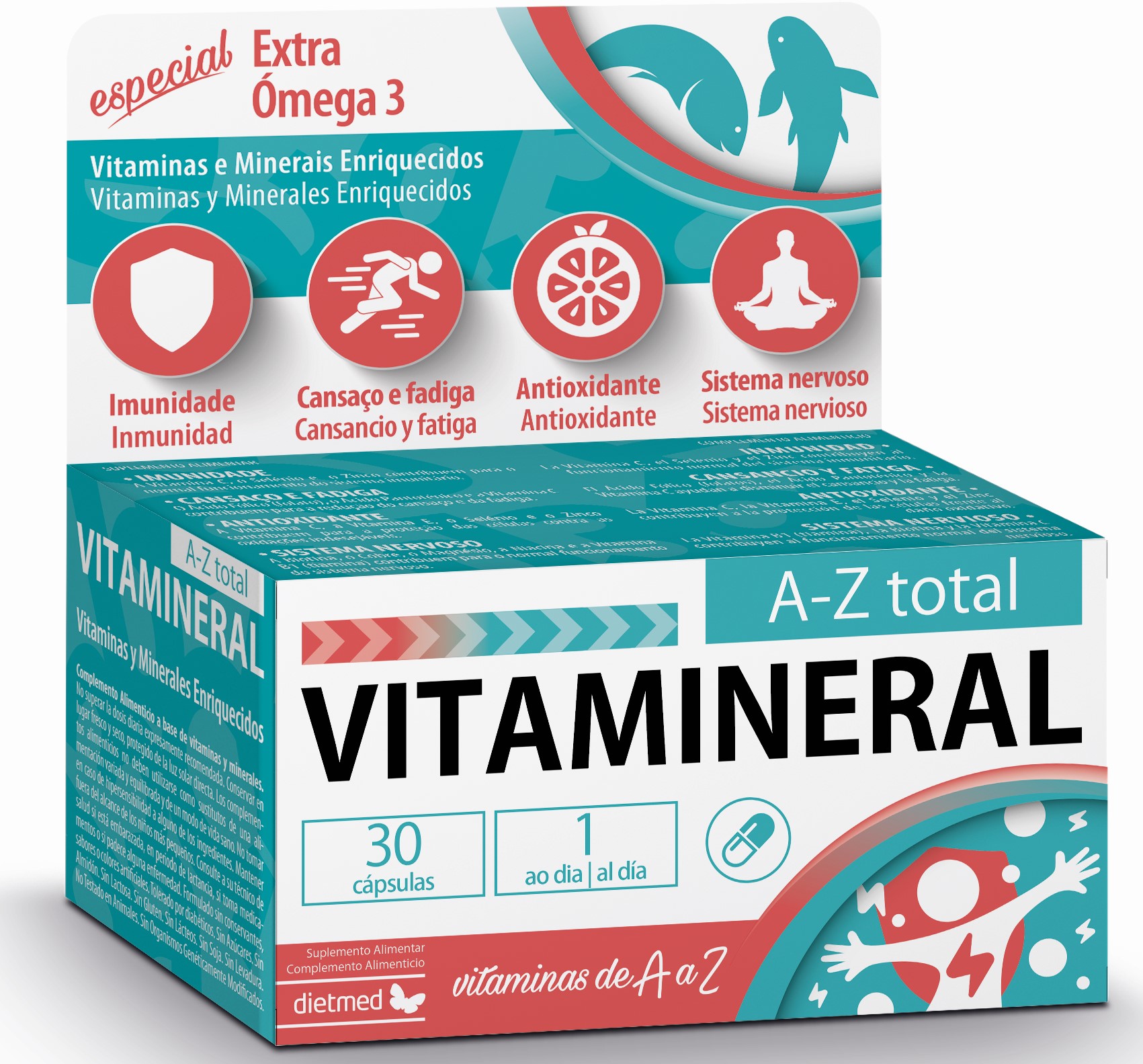 Uz general - VitaMineral A-Z Total, 30 capsule, sinapis.ro
