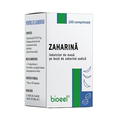 Suplimente diabet - Zaharina 100 comprimate, Bioeel, sinapis.ro