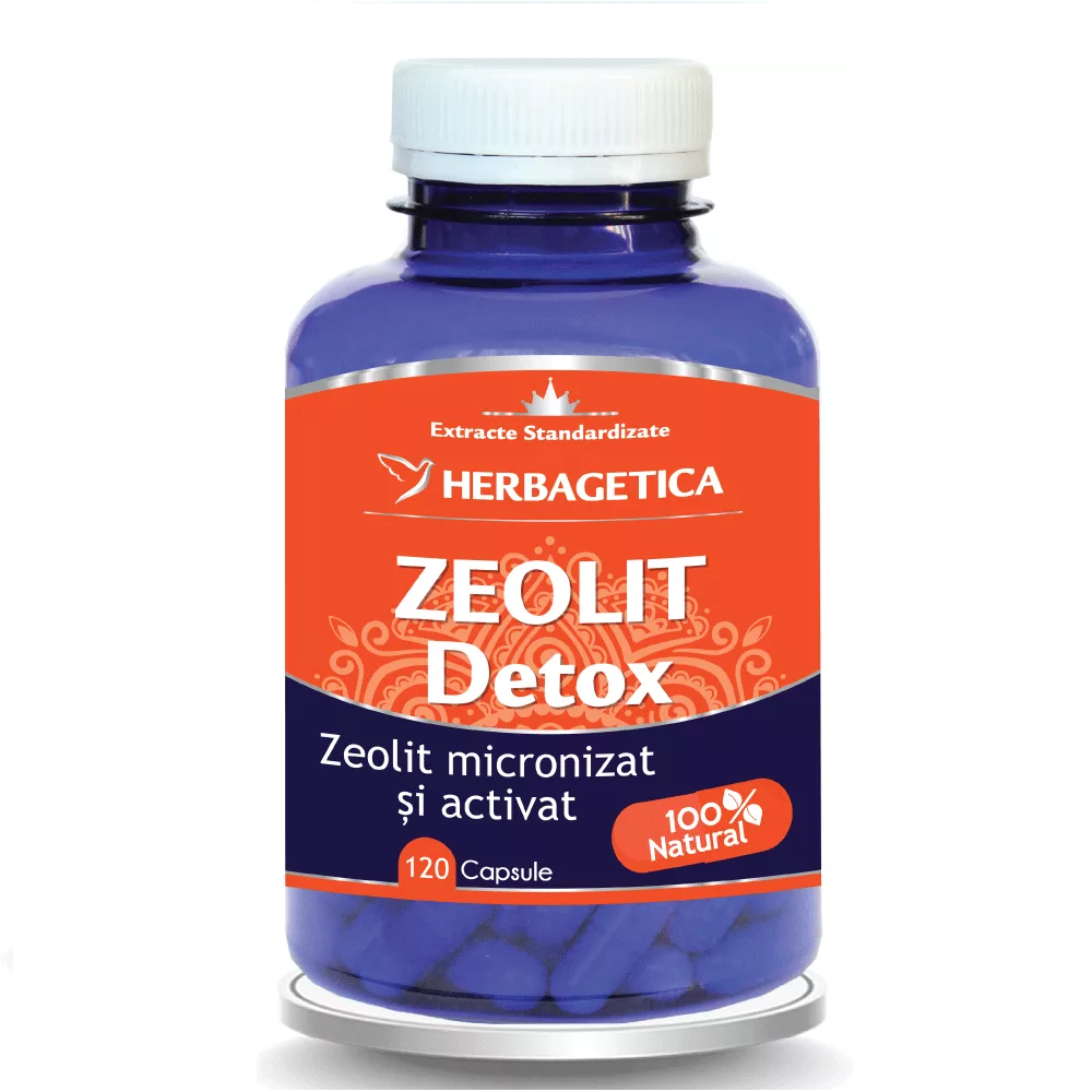 Detoxifiere - Zeolit detox 120 capsule, sinapis.ro