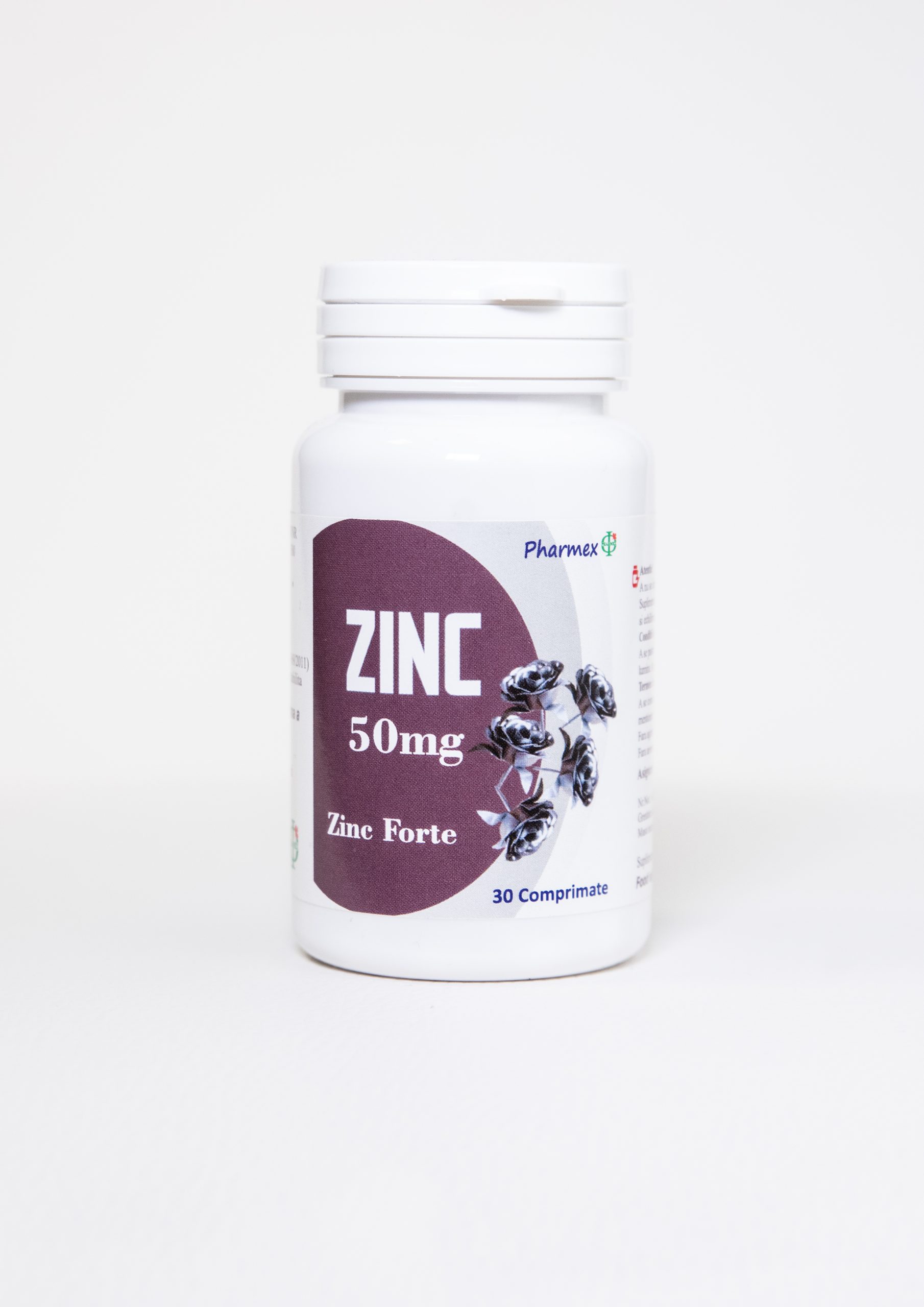 ANTIOXIDANTI - Zinc forte 50mg, 30 comprimate, Pharmex, sinapis.ro