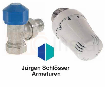 Robinet cu cap termostat Jürgen Schlösser Armaturen senzor tip lichid M 30 x 1,5 