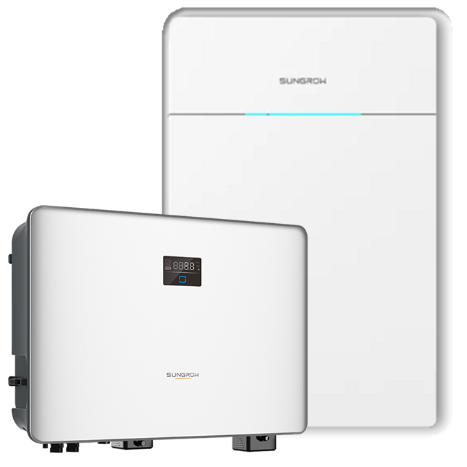 Pachet - invertor hibrid sungrow monofazat 5 kw + acumulator sungrow sbs capacitate 5.12 kwh Sungrow