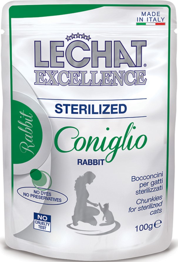 Hrana umeda - Lechat EXCELLENCE Plic Sterile Iepure 100g, https:shop.interpet.ro