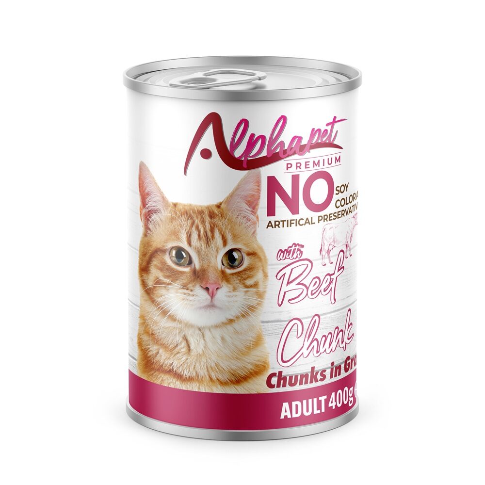 Pisici - AlphaPet Hr. Umeda cu Vita pt. Pisici Conserva 400g, https:shop.interpet.ro