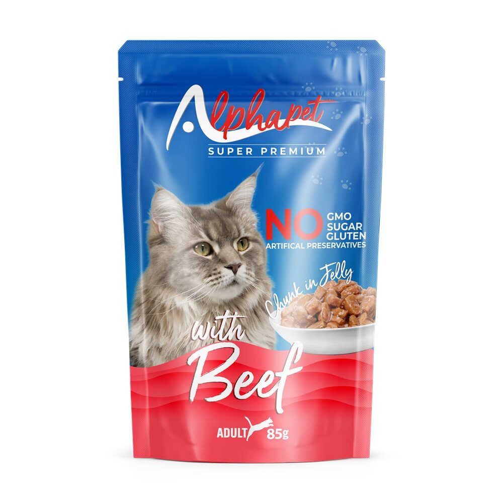 Pisici - AlphaPet Hr. Umeda cu Vita pt. Pisici Plic 85g, https:shop.interpet.ro