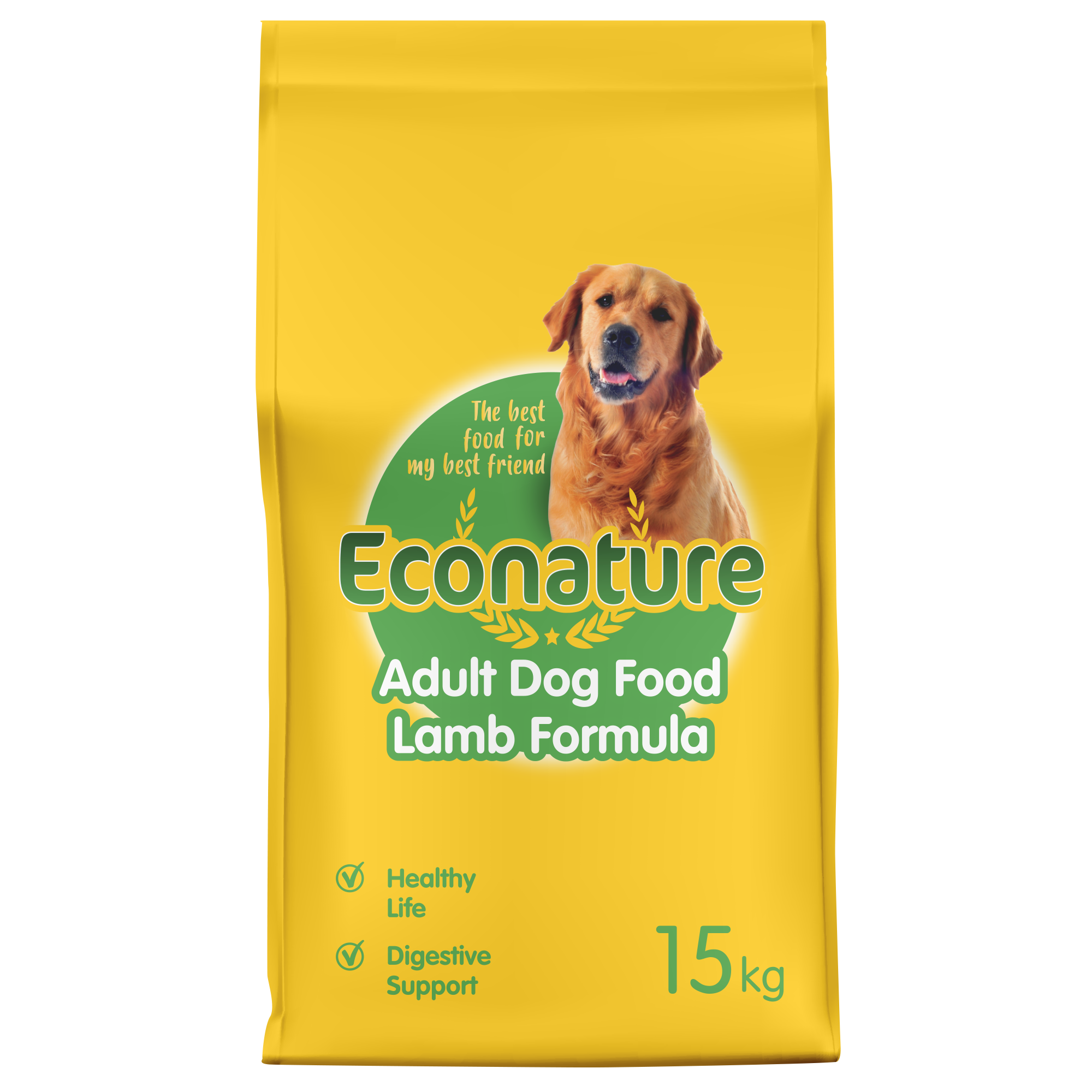 Pisici - Econature Hr. Uscata cu Miel pt. Caine Adult 15kg, https:shop.interpet.ro
