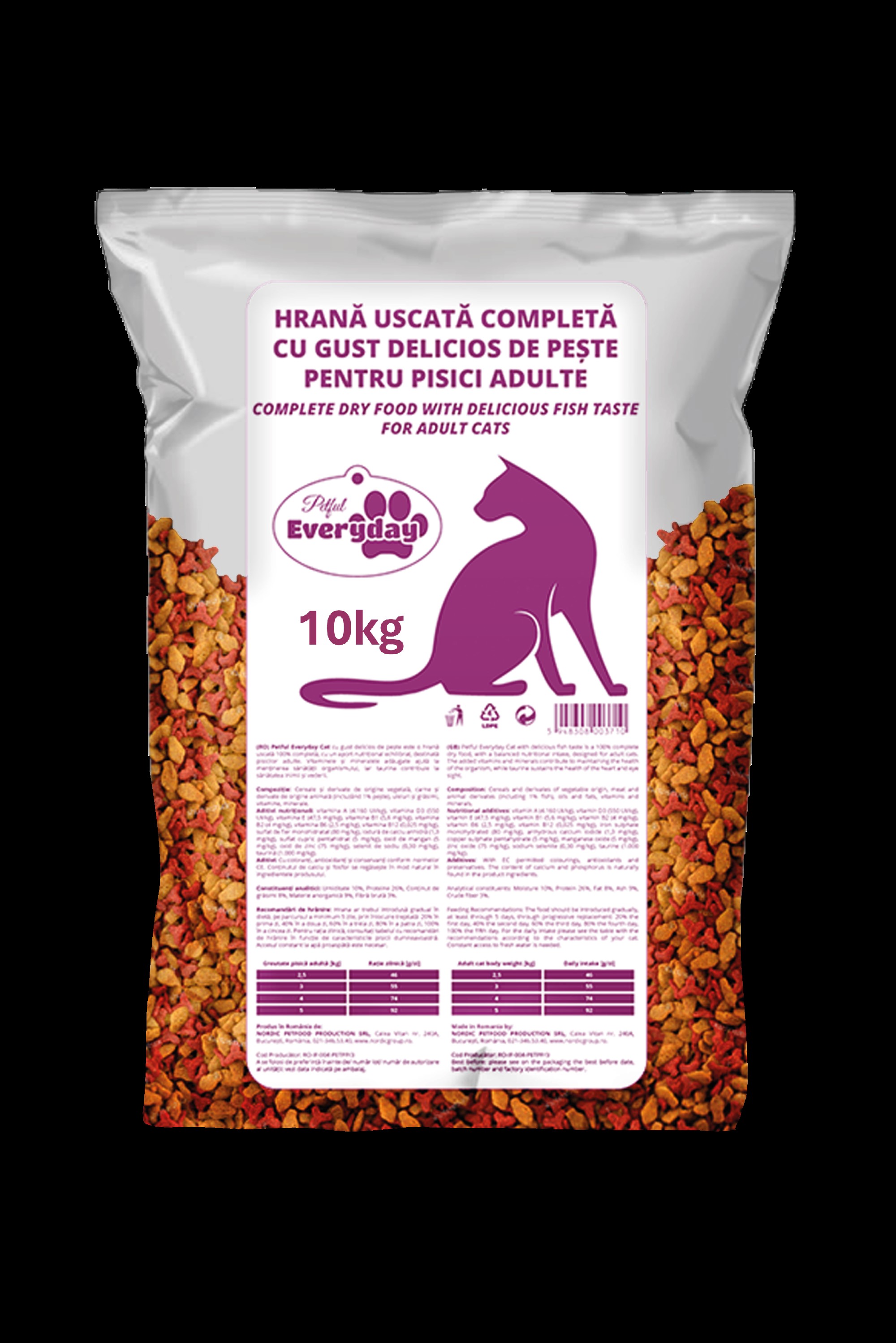 Pisici - EVERYDAY CAT CU GUST DELICIOS DE PESTE 10 KG, https:shop.interpet.ro