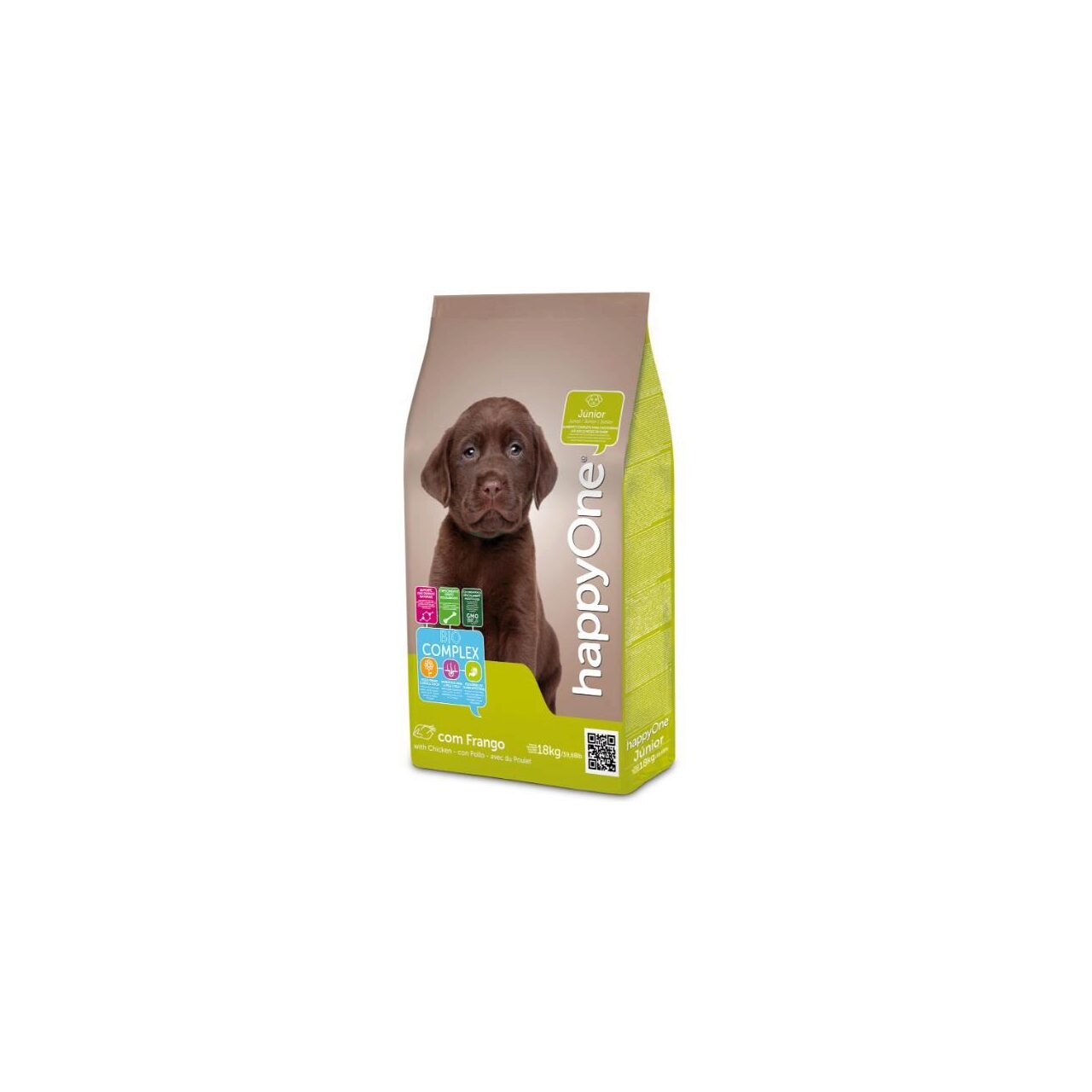 Caini - HappyOne Hr. Uscata cu Pasare pt. Caine Junior 18kg, https:shop.interpet.ro