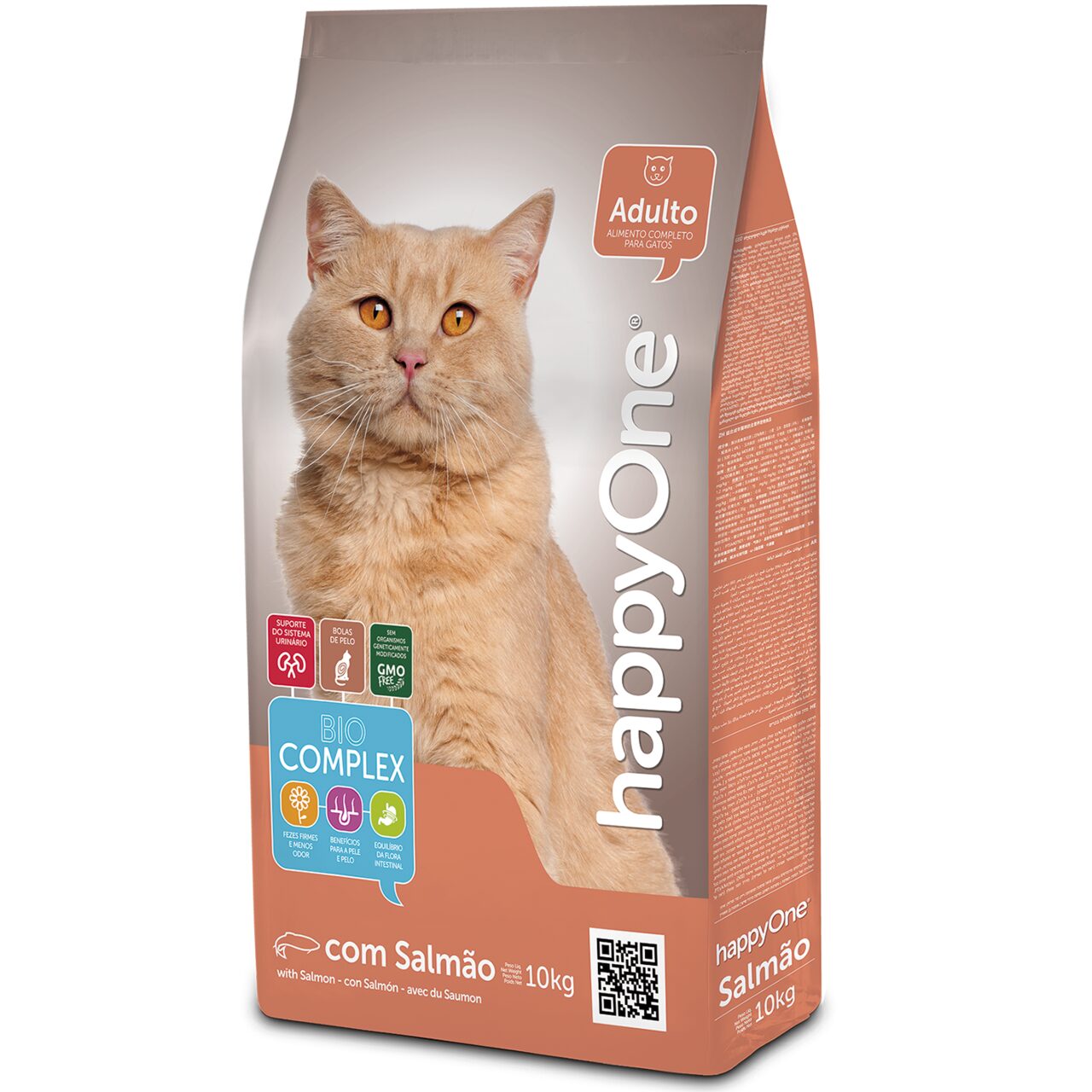 Pisici - HappyOne Hr Uscata cu Somon pt Pisici Adulte 10kg, https:shop.interpet.ro