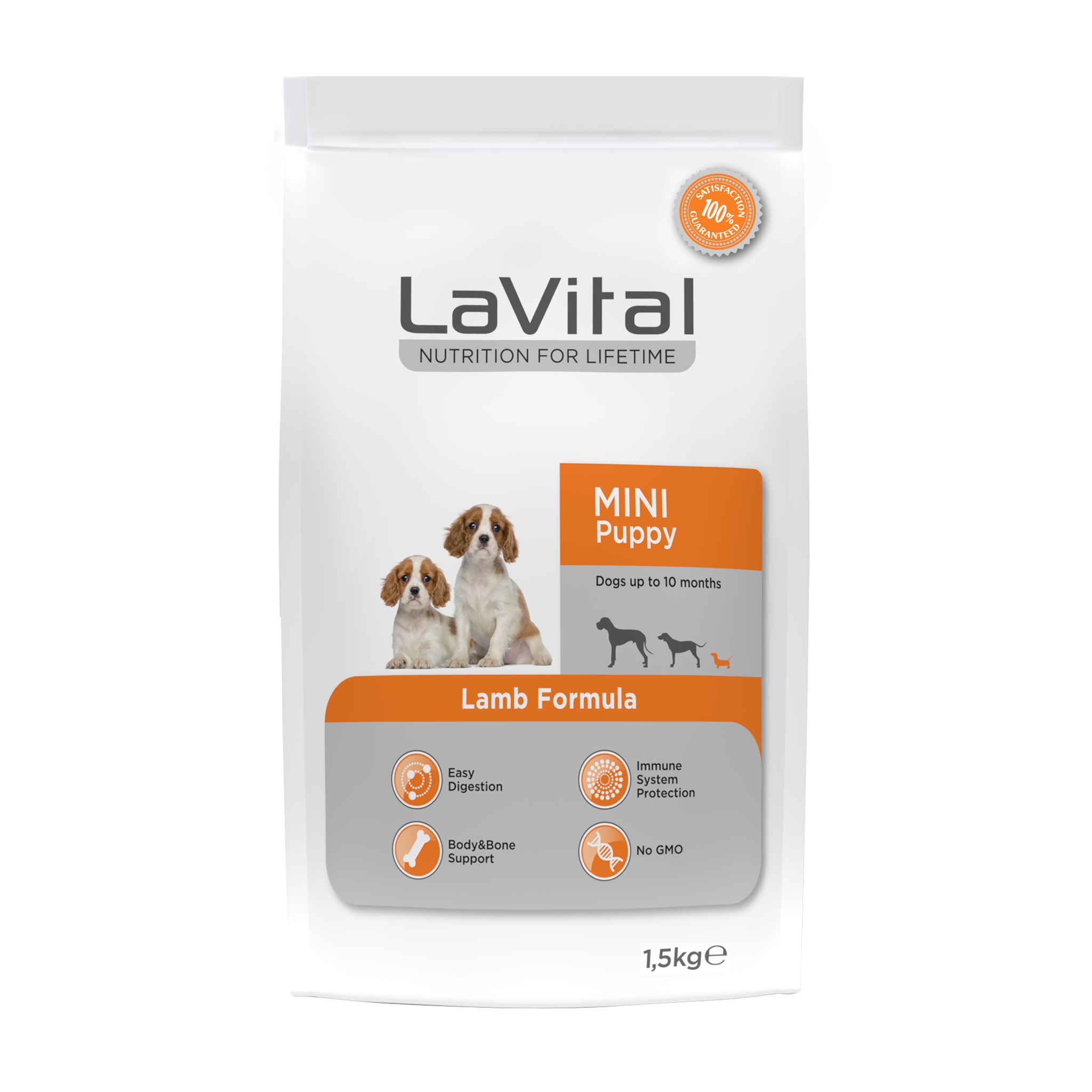 Pisici - LaVital Hr. Uscata cu Miel pt. Caine Junior Mini 1.5kg, https:shop.interpet.ro