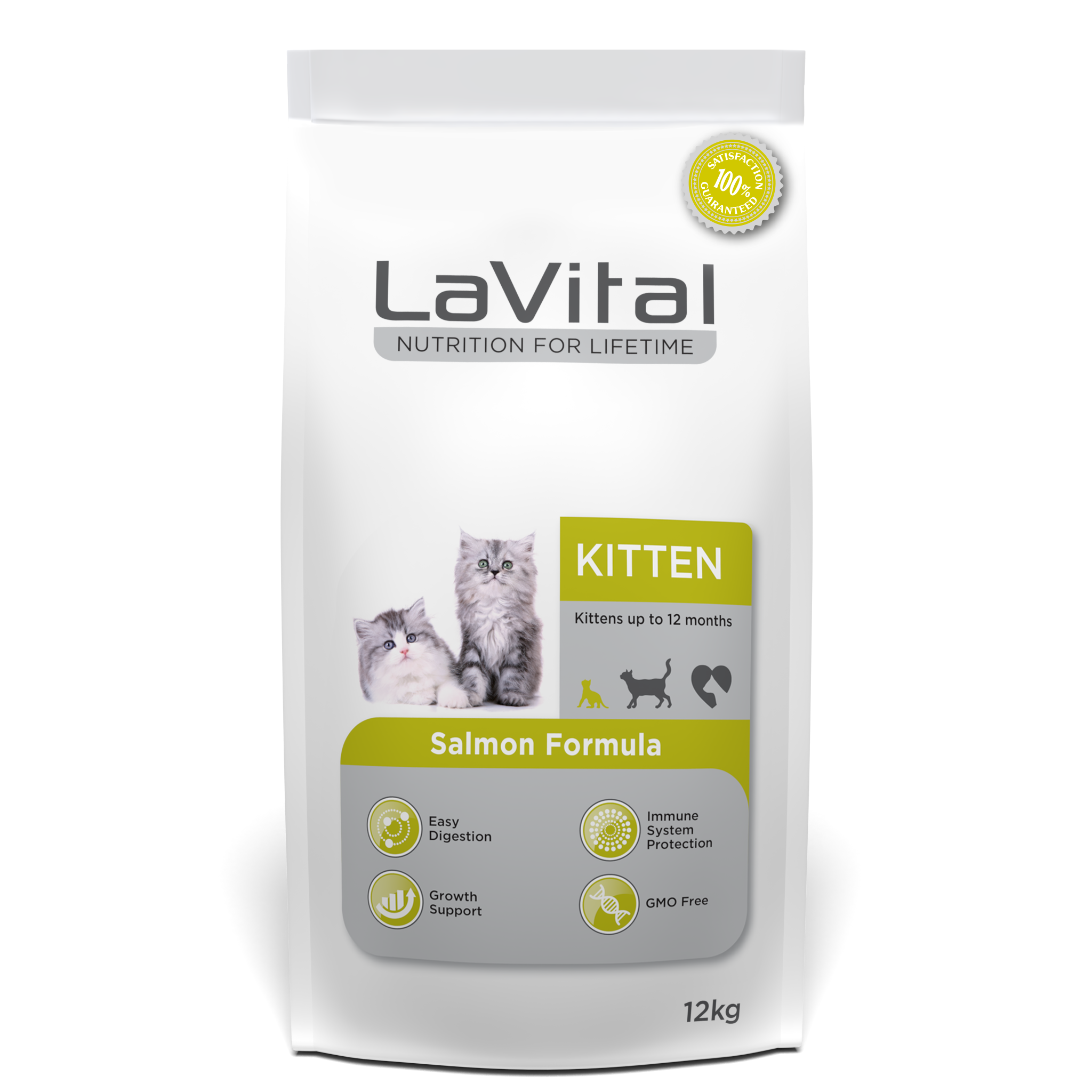 Pisici - LaVital Hr. Uscata cu Somon pt. Pisicute 12kg, https:shop.interpet.ro