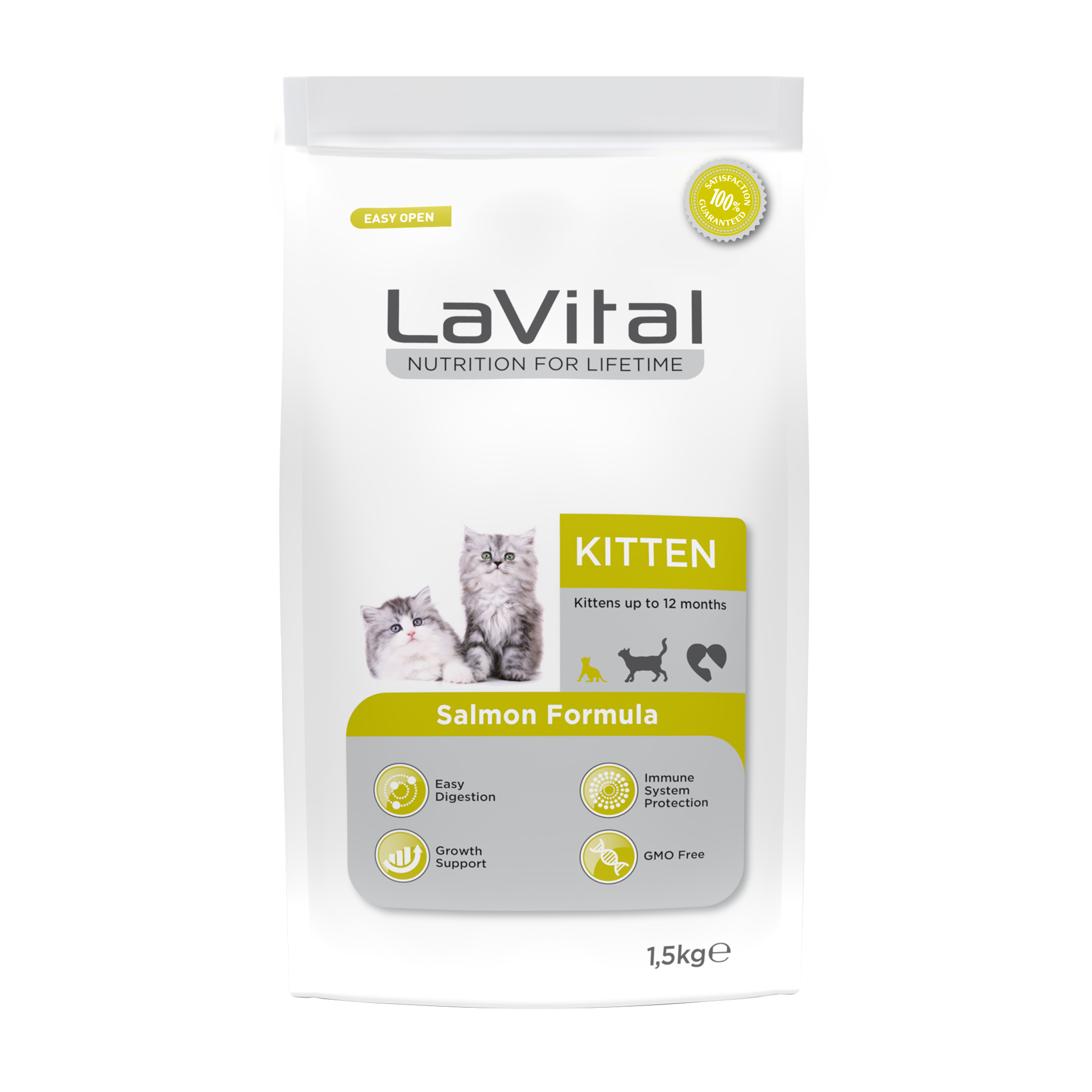 Pisici - LaVital Hr. Uscata cu Somon pt. Pisicute 1.5kg, https:shop.interpet.ro