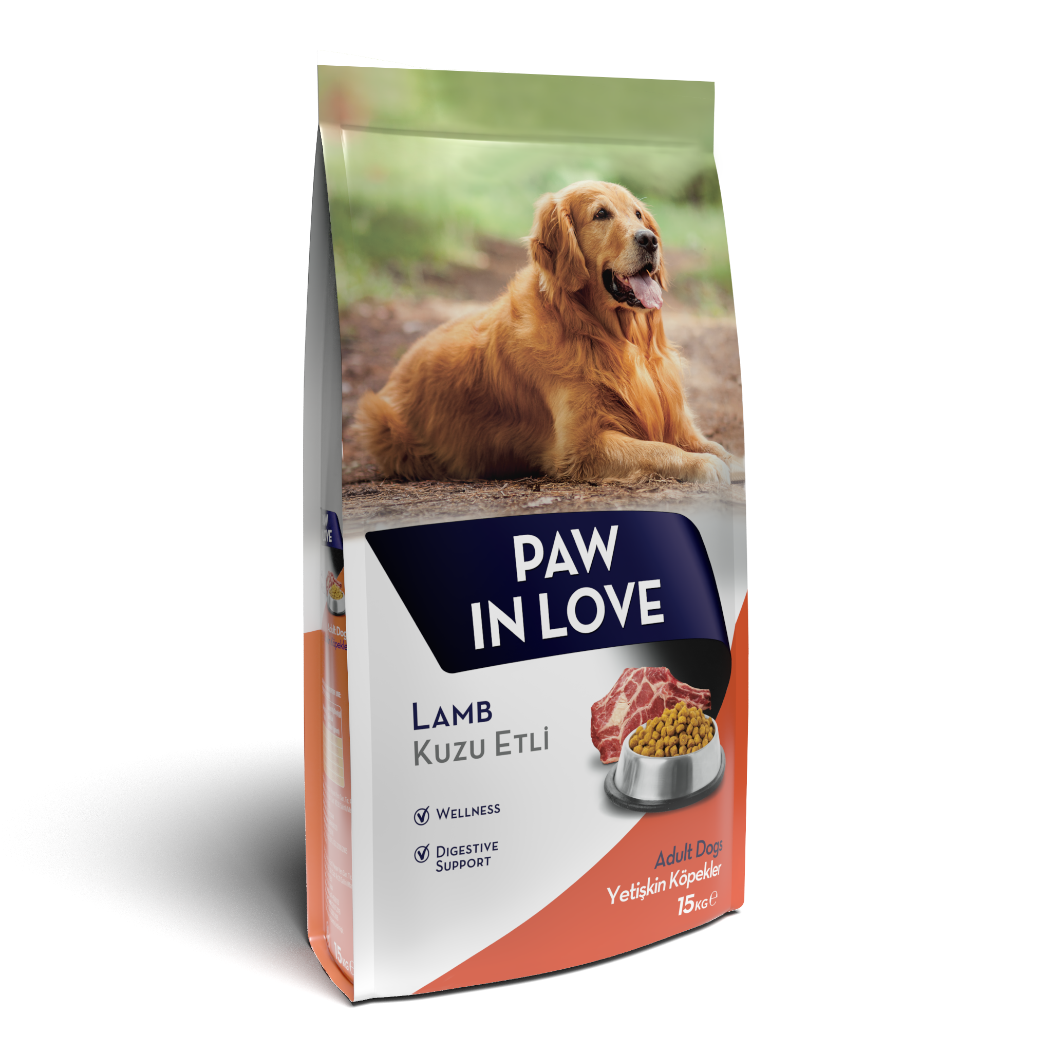 Caini - Paw In Love Hr. Uscata cu Miel pt. Caine Adult 15kg, https:shop.interpet.ro