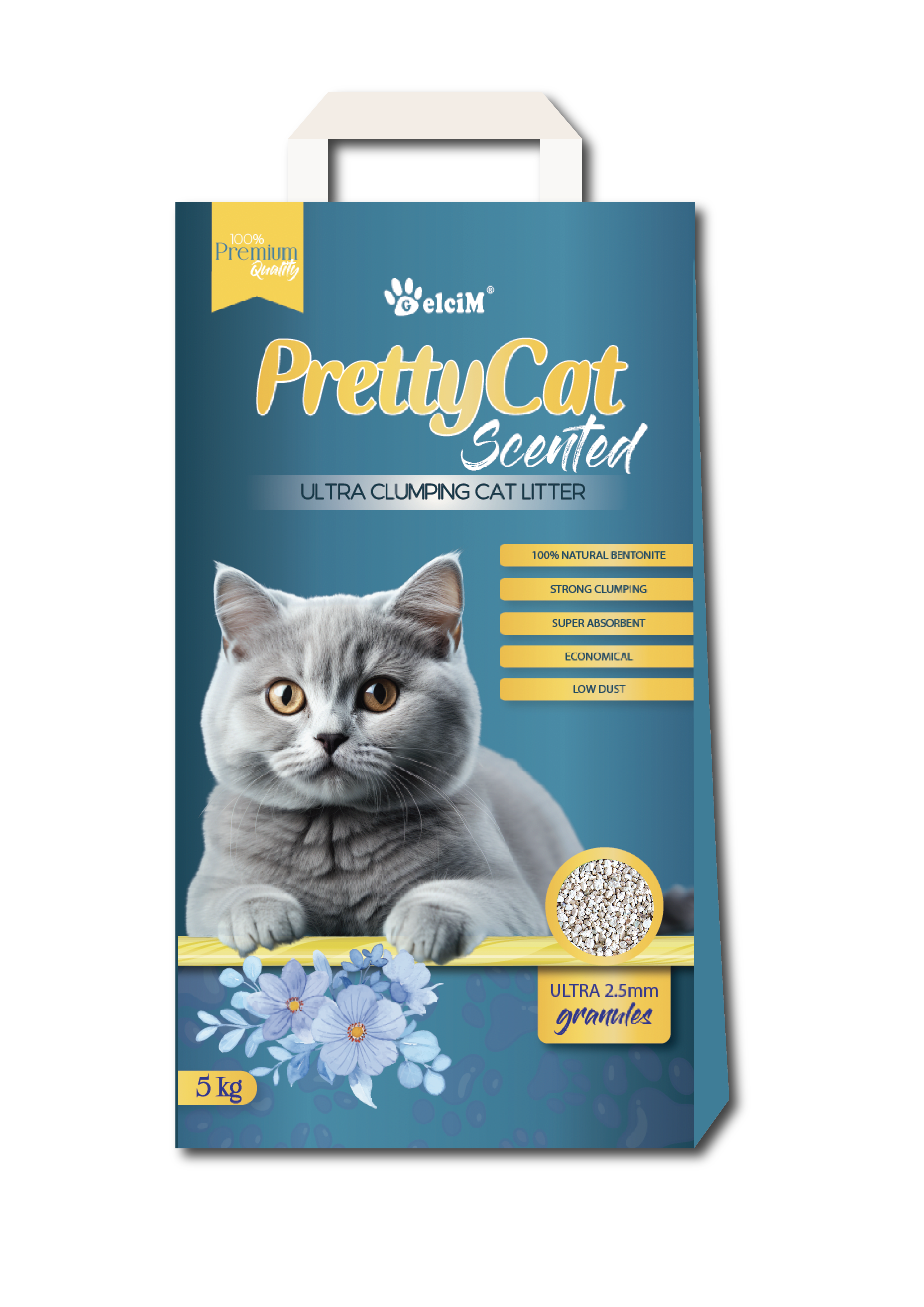 Pisici - Pretty Cat Ultra Parfumat, asternut pisici, 5kg, https:shop.interpet.ro