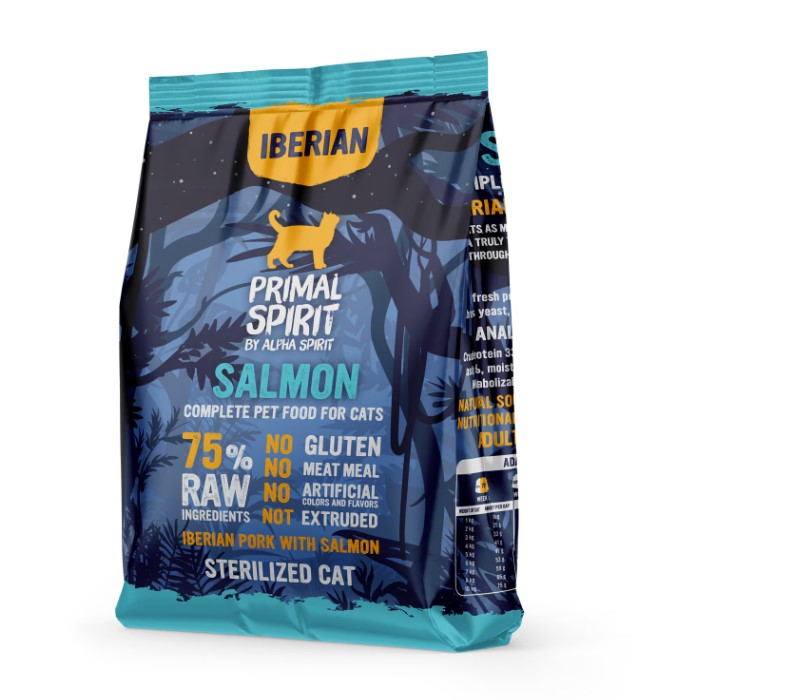 Pisici - Primal Sp. Hr. Usc Somon&Porc pt pisici sterilizate 1kg, https:shop.interpet.ro