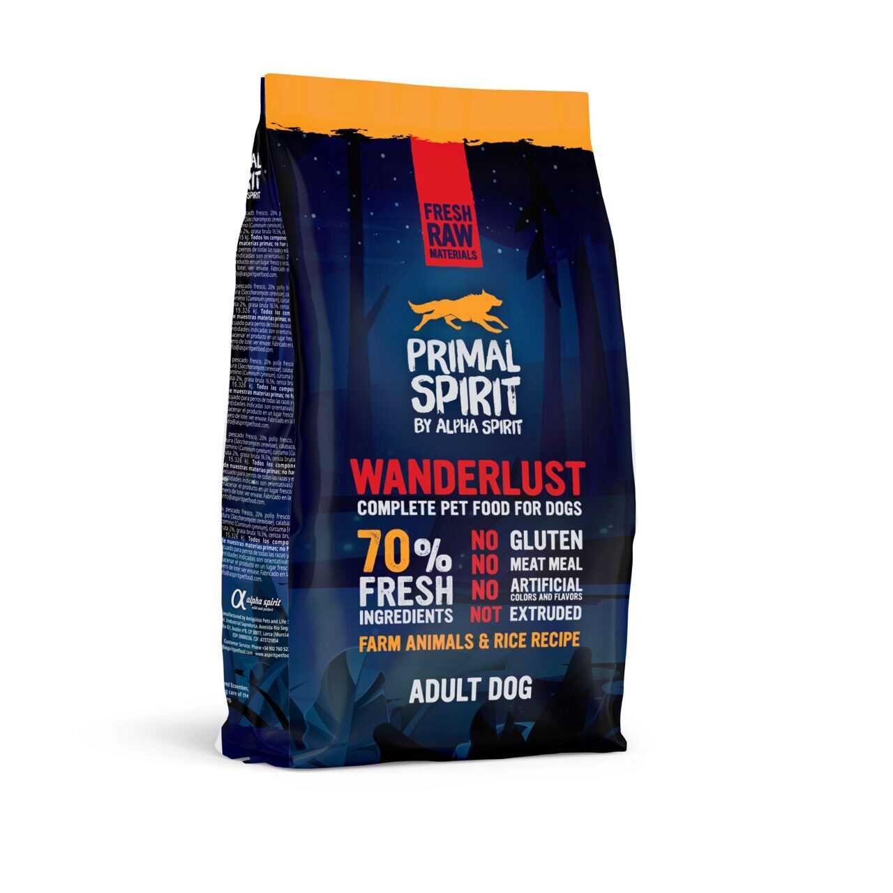 Caini - Primal Sp. Hr. Uscata Wanderlust Pui&Peste&Orez Caine 1kg, https:shop.interpet.ro