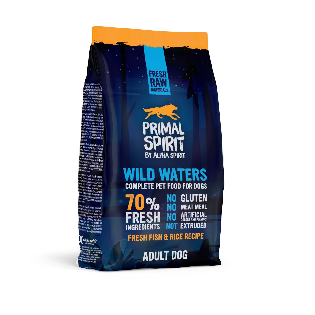 Caini - Primal Sp. Hr. Uscata Wild Waters Peste&Pui&Orez Caine 1kg, https:shop.interpet.ro