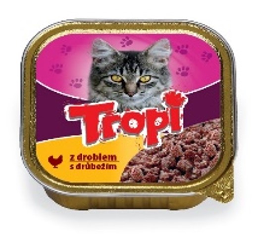 Hrana umeda - Tropi Pate cu Pui pt. Pisica 100g, https:shop.interpet.ro