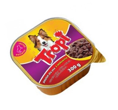 Hrana umeda - Tropi Pate cu Vita pt. Caine 300g, https:shop.interpet.ro