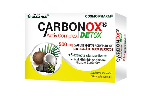 COSMOPHARM  carbonox activ complex x 30 cpr cosmopharm