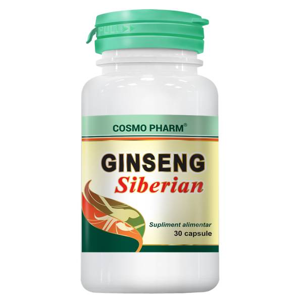 Ginseng Siberian, 30 capsule,Cosmopharm
