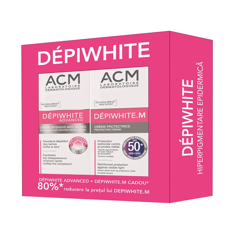 ACM DEPIWHITE ADVANCED 40ML + DEPIWHITE M SPF50+ 40ML