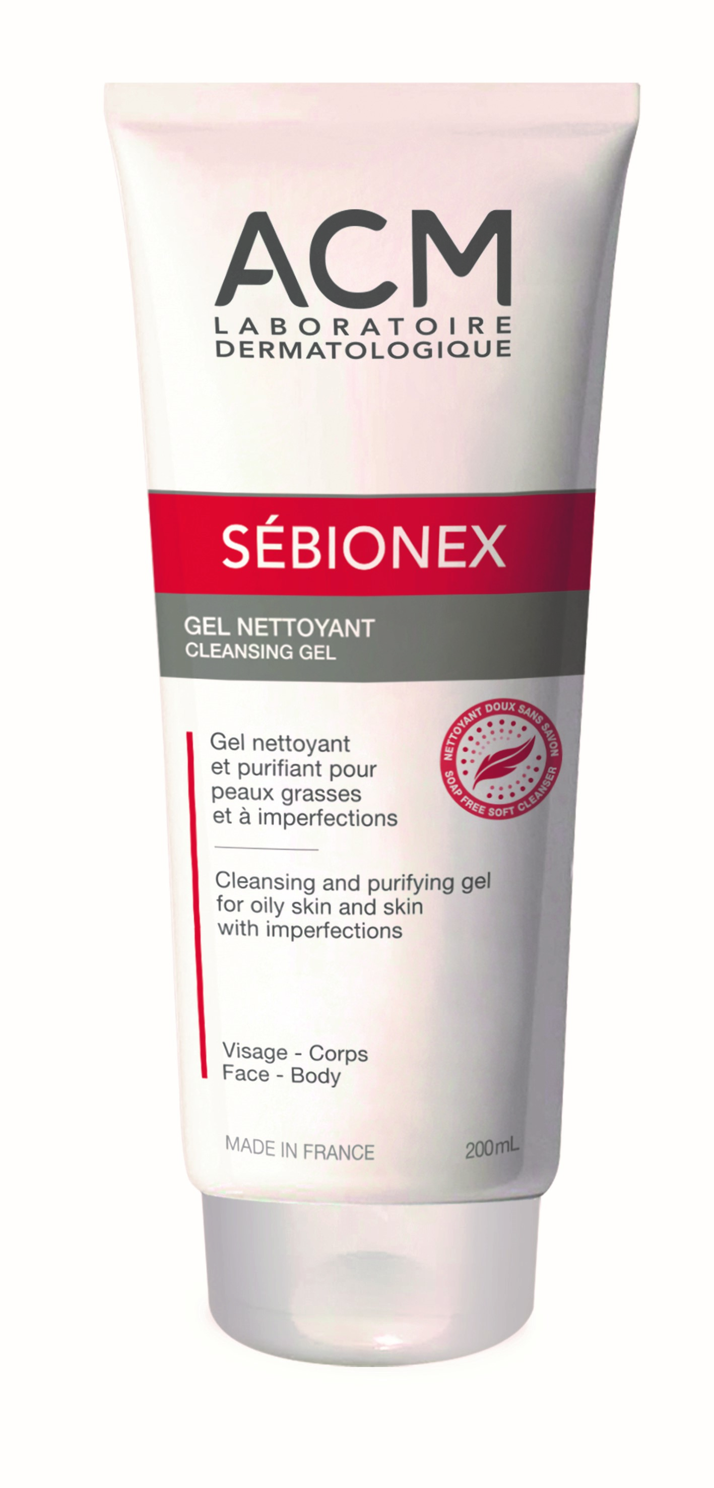 Gel de curățare purifiant Sebionex, 200 ml, ACM