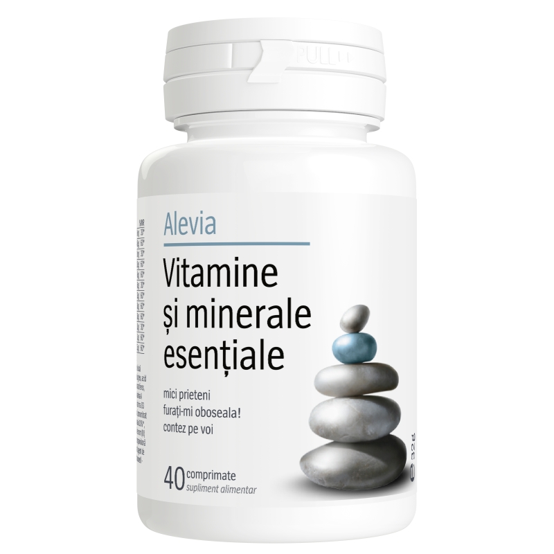 Vitamine Si Minerale Esentiale, 40 comprimate,  Alevia