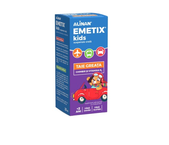 FITERMAN PHARMA Alinan emetix kids suspensie orala 20 ml