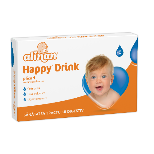 Alinan Happy Drink anticolici, 12 plicuri, Fiterman