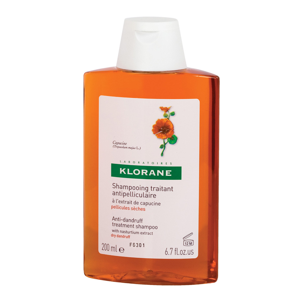 Șampon antimătreață cu extract de capucin, 200 ml, Klorane