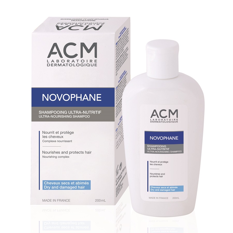 Șampon ultra nutritiv pentru par uscat Novophane, 200 ml + 200 ml 50% reducere la  al doilea produs, ACM