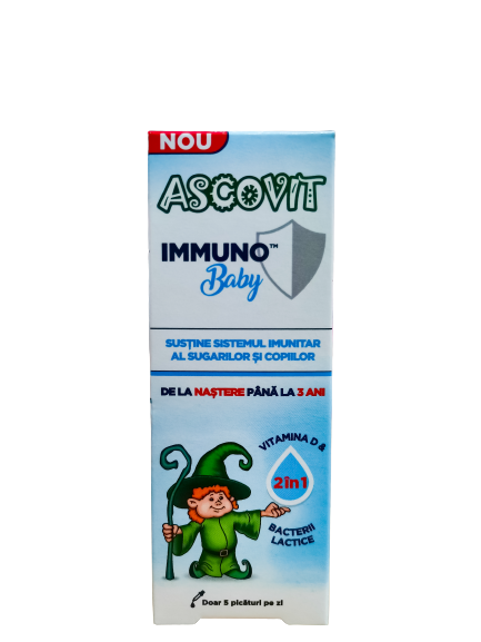 Ascovit Immuno Baby Picaturi, 7.5ml, Omega Pharma
