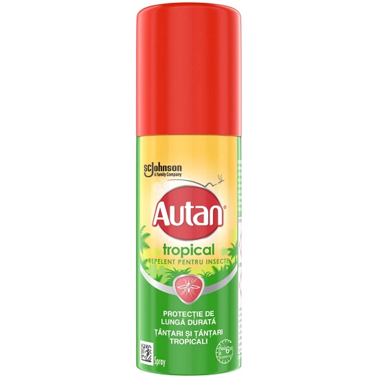 AUTAN Spray repelent pentru insecte Tropical, 50 ml