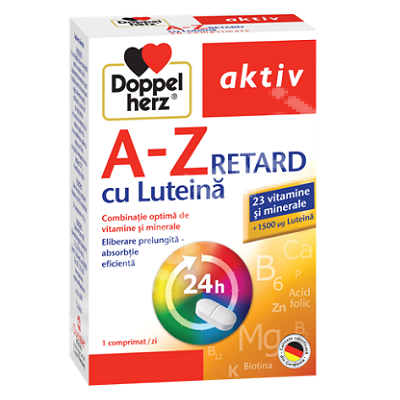 A-Z Retard cu Luteina, 30 comprimate + 10 comprimate CADOU, Doppelherz