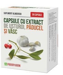 Bano Usturoi + Paducel + Vasc, 30 capsule, Parapharm