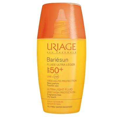 Bariesun Fluid ultra-lejer protecție solară SPF50+, 30 ml, Uriage
